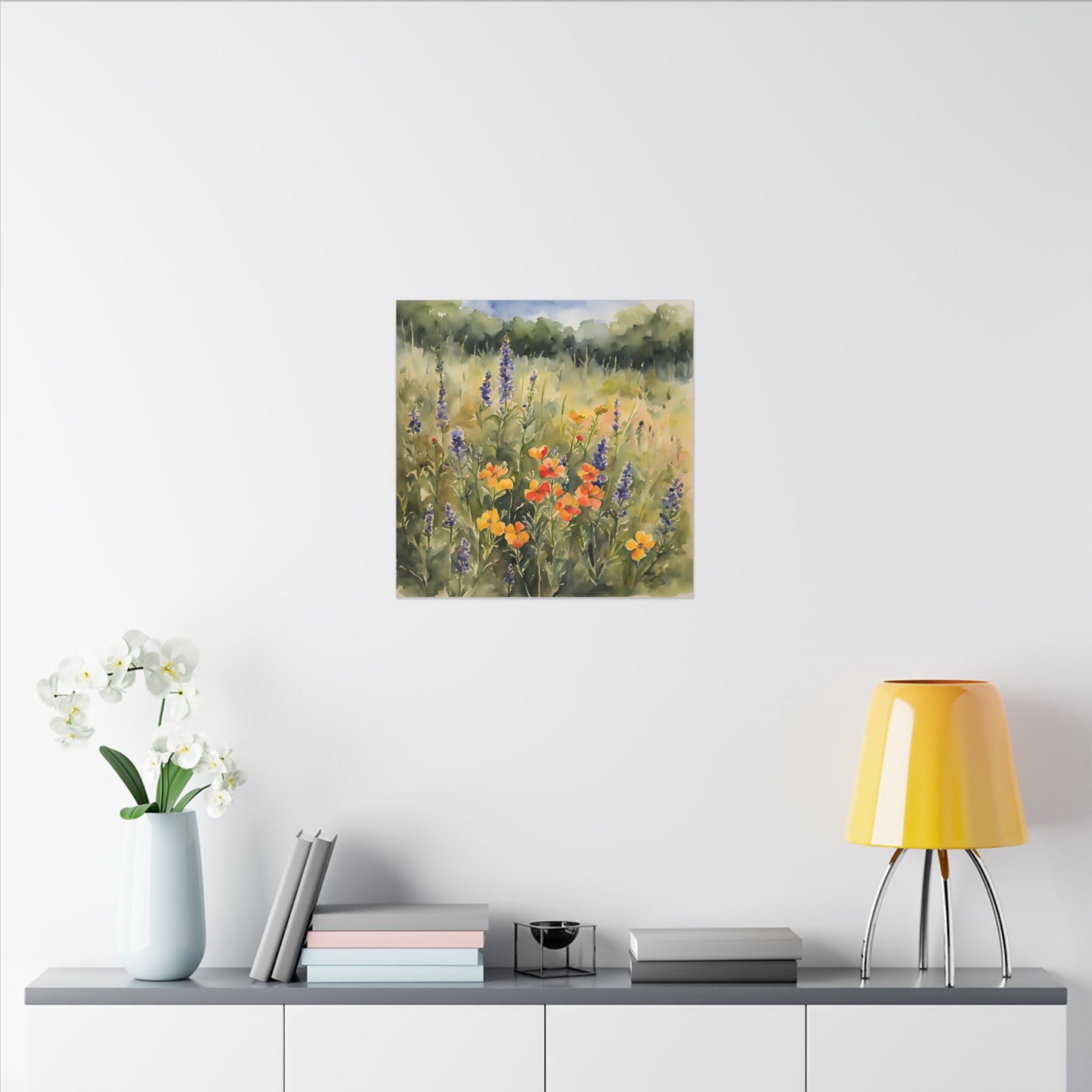 Matte Wall Canvas - Texas Wildflower - Bloom and Grow Collection