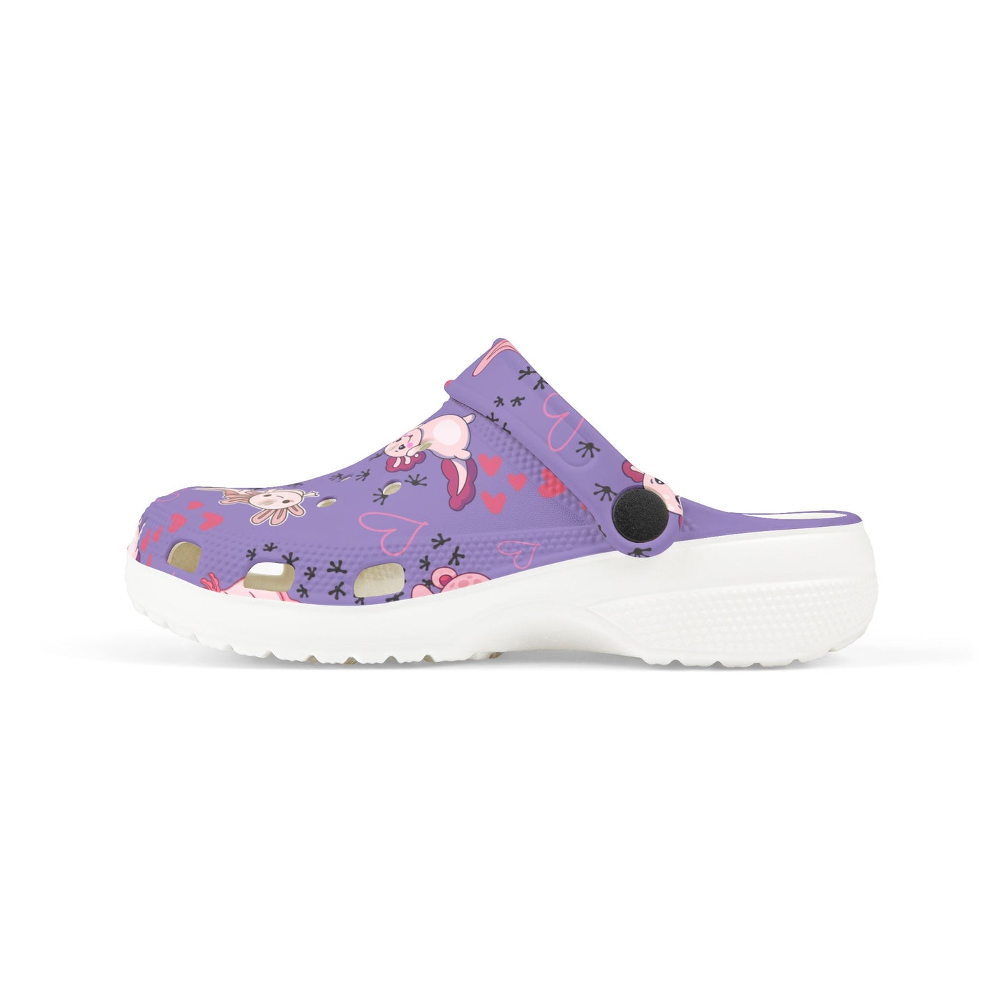 Kid's Foam Clogs - Axolotl - Lavender