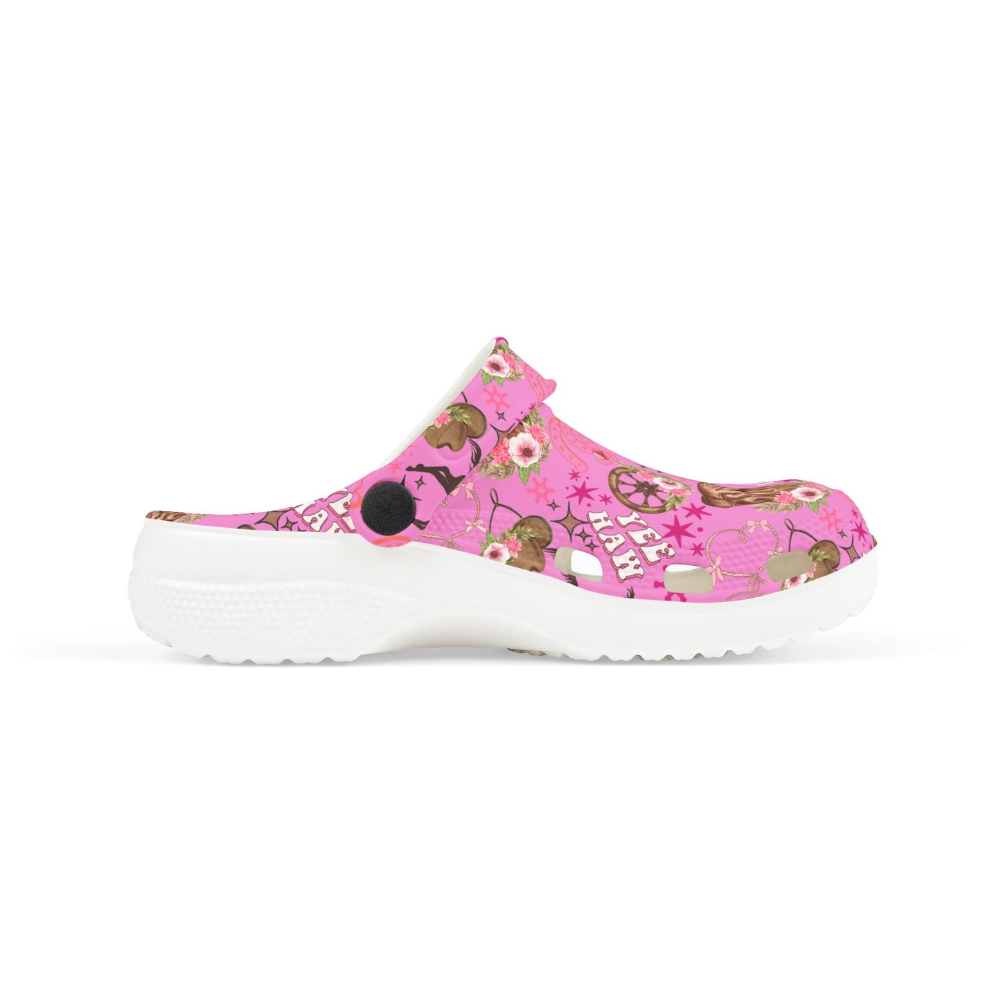 Kid's Foam Clogs - Cowgirl - Bubblegum