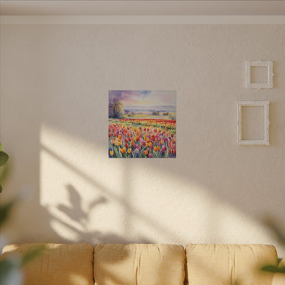 Matte Wall Canvas - Tulip - Bloom and Grow Collection