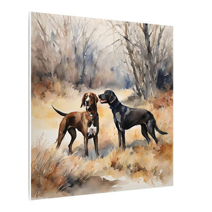 Matte Wall Canvas - Hounds - The Great Outdoors Collection