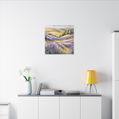 Matte Wall Canvas - Lavender - Bloom and Grow Collection