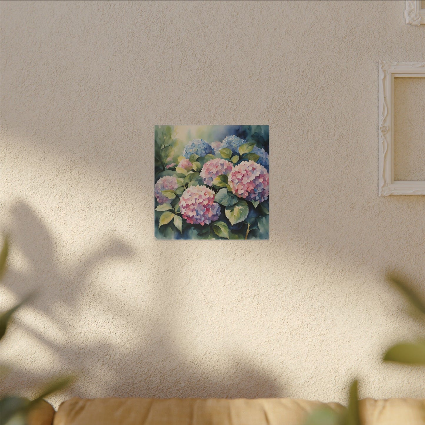 Matte Wall Canvas - Hydrangea - Bloom and Grow Collection