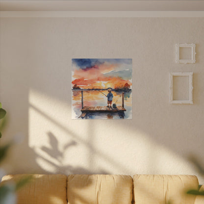 Matte Wall Canvas - Fishing - The Great Outdoors Collection