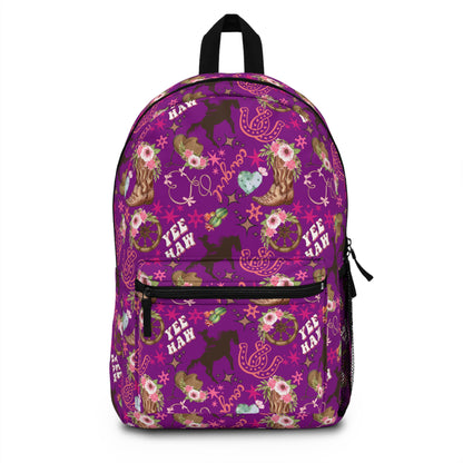Backpack - Cowgirl - Purple
