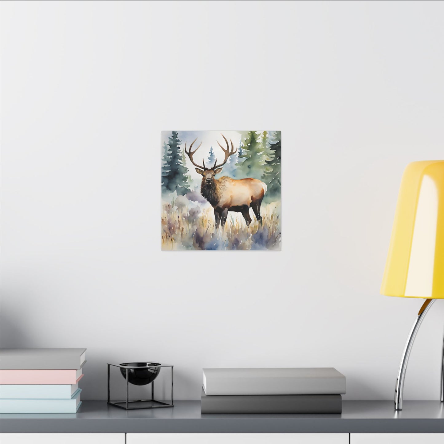 Matte Wall Canvas - Elk - The Great Outdoors Collection
