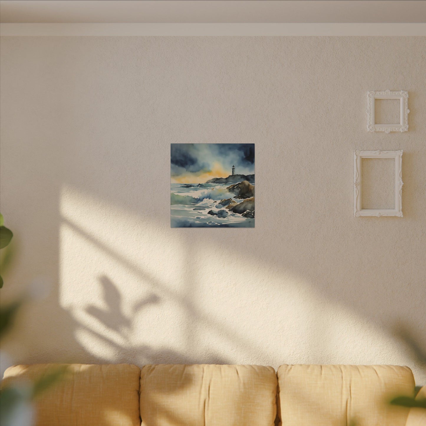 Matte Wall Canvas - Lighthouse - Neptune's Nursery Collection