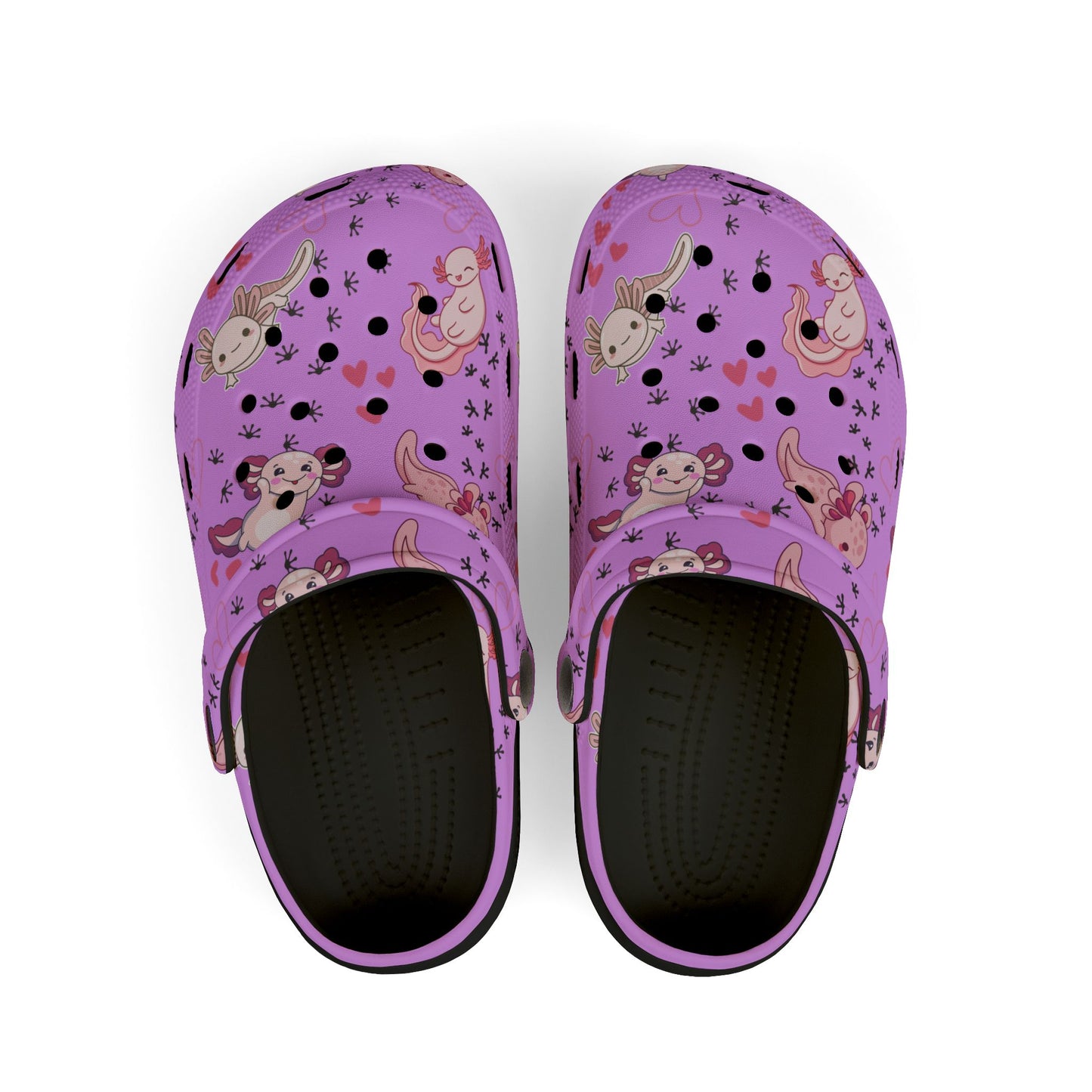 Kid's Foam Clogs - Axolotl - Lilac