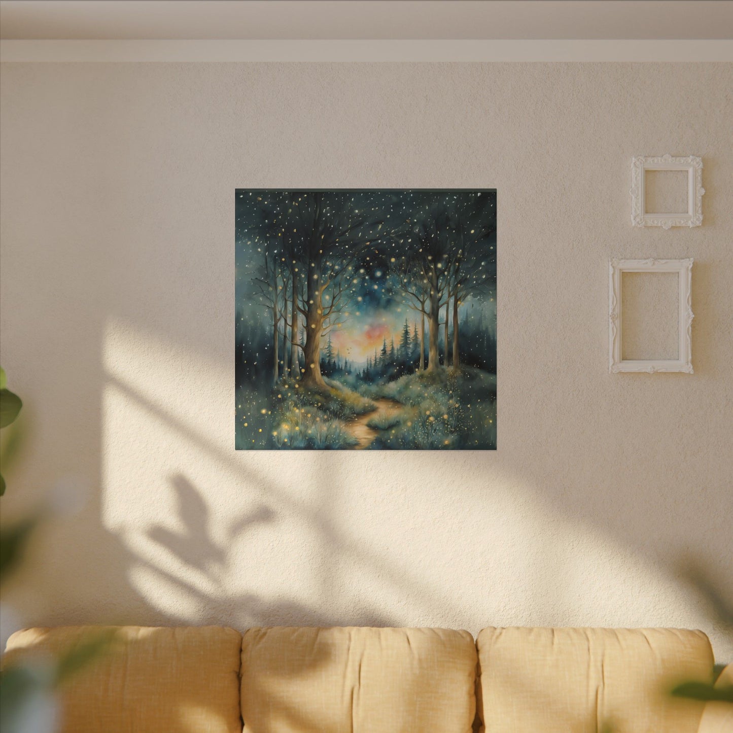 Matte Wall Canvas - Whimsical Forest