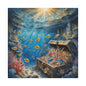 Matte Wall Canvas - Sunken Treasure - Neptune's Nursery Collection