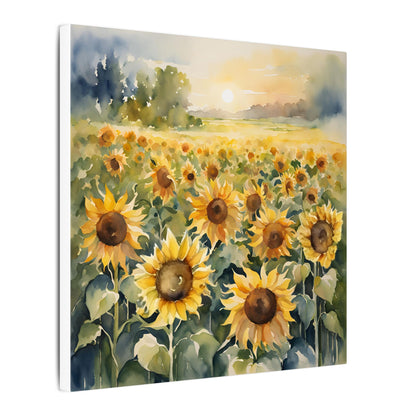 Matte Wall Canvas - Sunflower - Bloom and Grow Collection