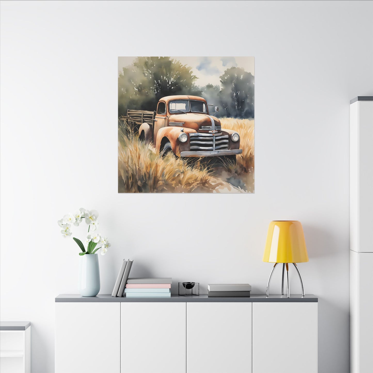 Matte Wall Canvas - Good Old Truck - Wheels & Wings Collection