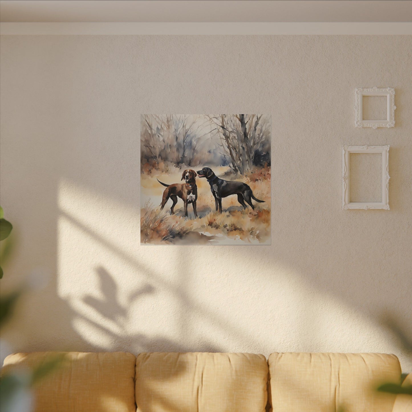 Matte Wall Canvas - Hounds - The Great Outdoors Collection