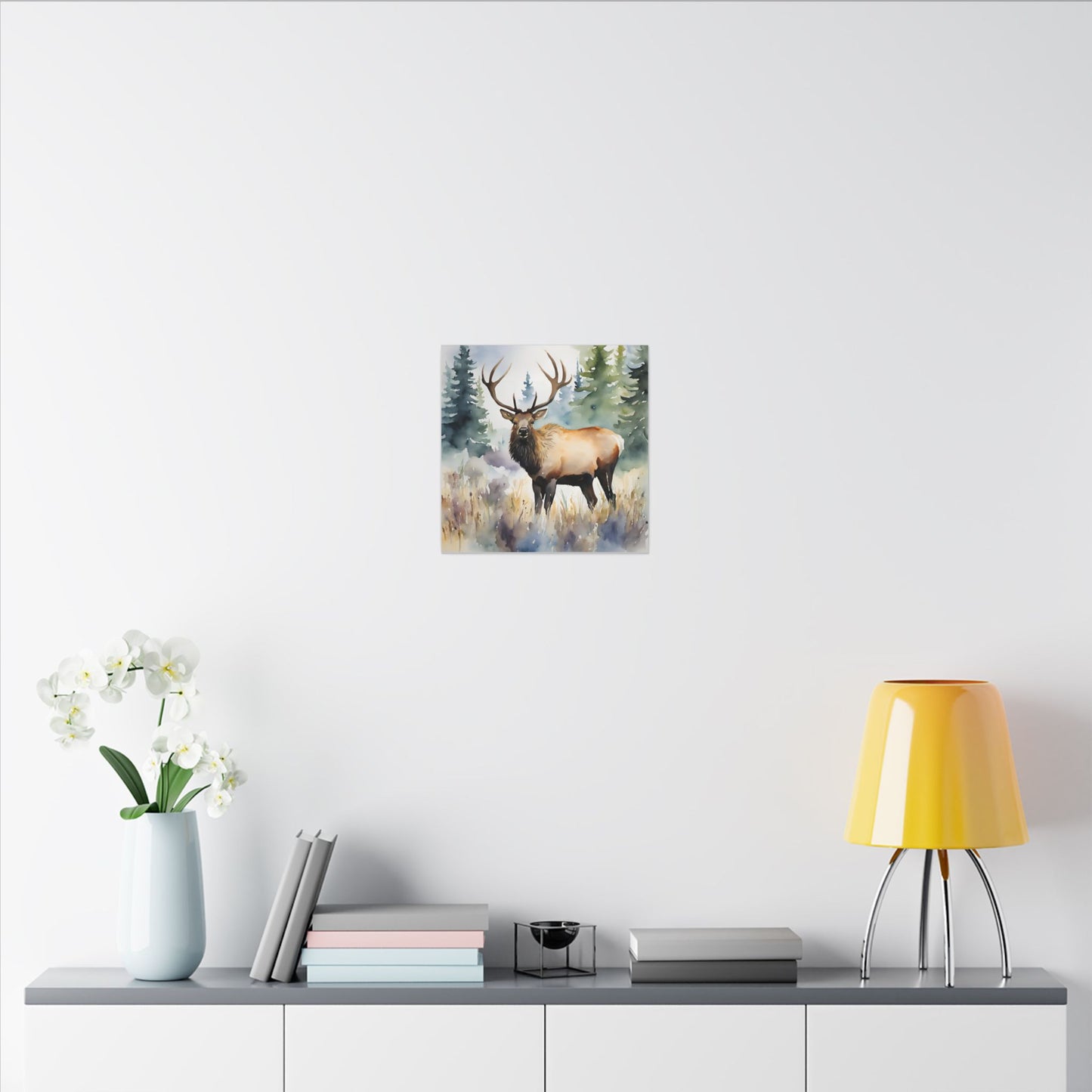 Matte Wall Canvas - Elk - The Great Outdoors Collection