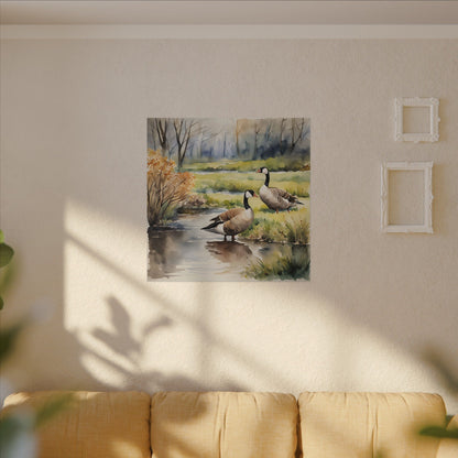 Matte Wall Canvas - Geese - The Great Outdoors Collection