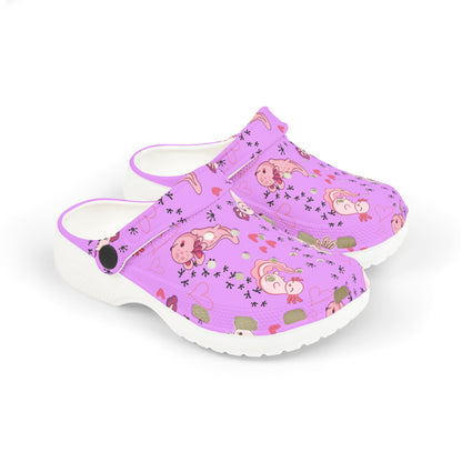 Kid's Foam Clogs - Axolotl - Lilac