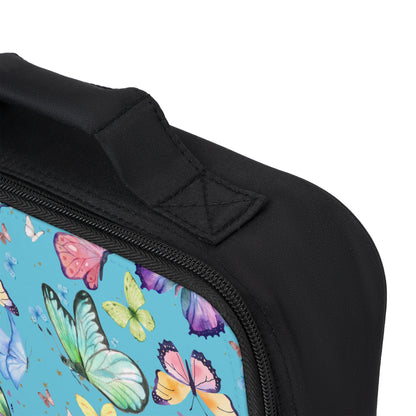 Lunch Bag - Butterflies - Light Blue