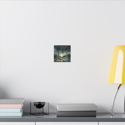 Matte Wall Canvas - Whimsical Forest