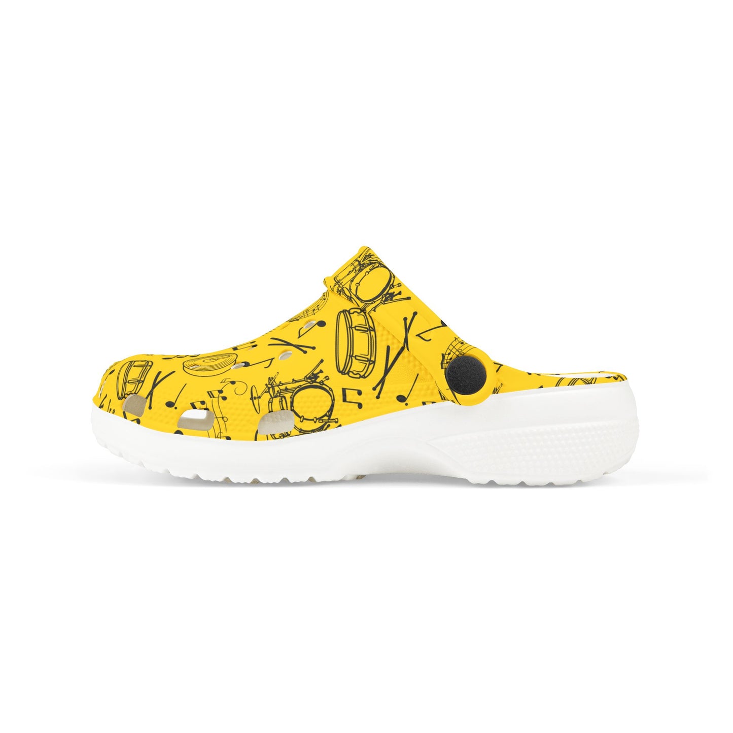 Kid's Foam Clogs - Drums - Gold