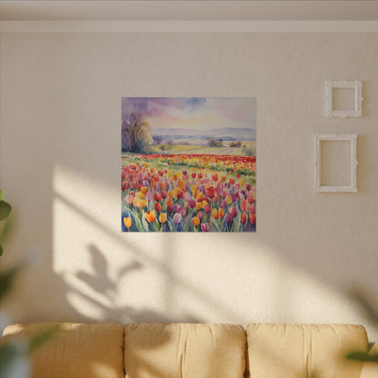 Matte Wall Canvas - Tulip - Bloom and Grow Collection