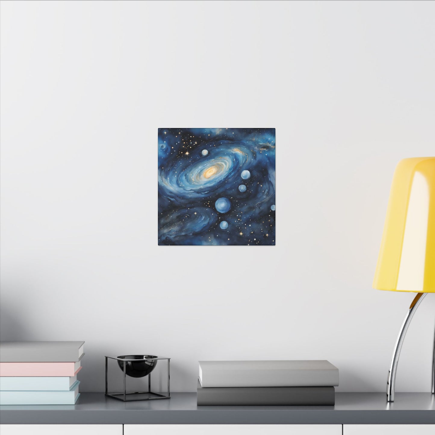 Matte Wall Canvas - Blue Galaxy - Beyond the Stars Collection