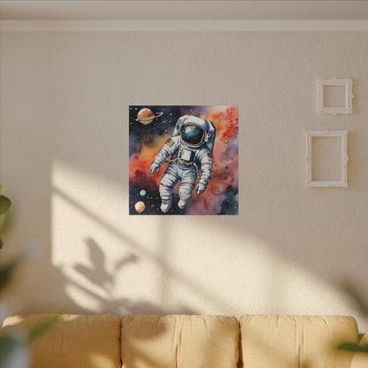 Matte Wall Canvas - Astronaut - Beyond the Stars Collection