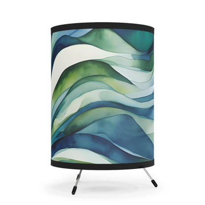 Tripod Lamp - Waves - Neptune's Nursery Collection