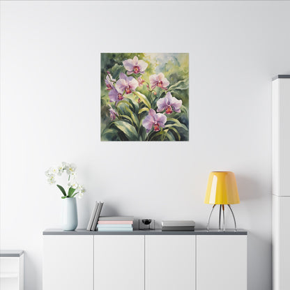 Matte Wall Canvas - Orchid - Bloom and Grow Collection
