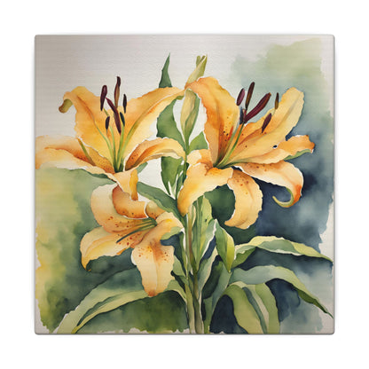 Matte Wall Canvas - Calla Lily - Bloom and Grow Collection