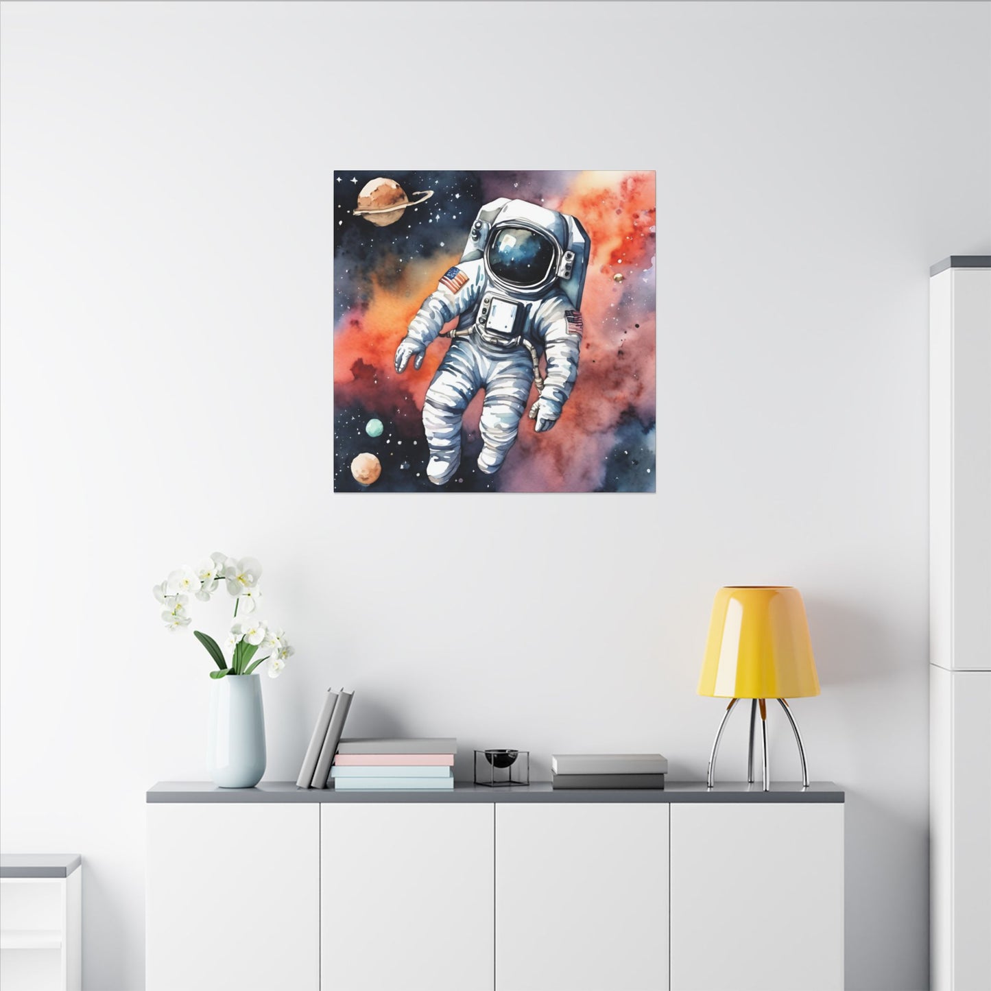 Matte Wall Canvas - Astronaut - Beyond the Stars Collection