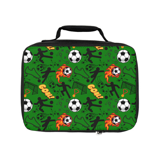 Lunch Bag - Soccer - True Green