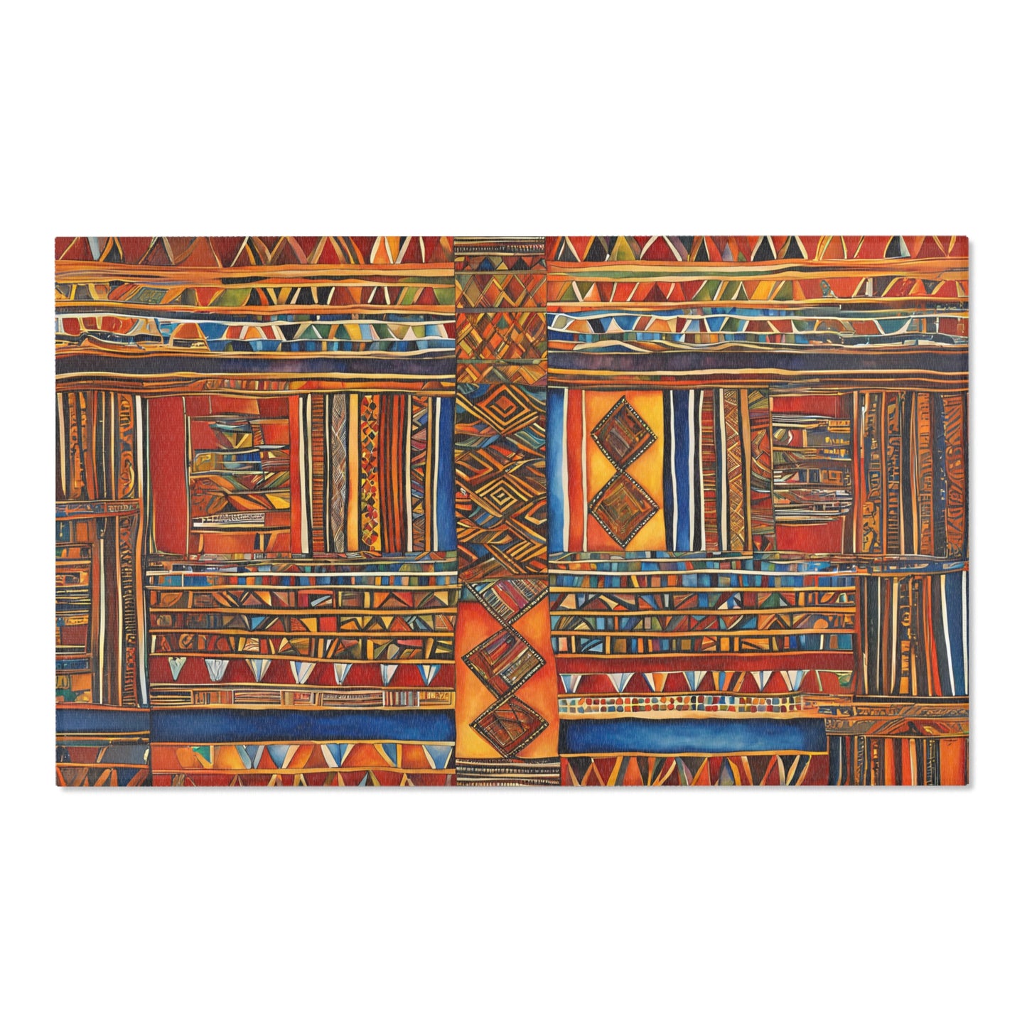 Area Rug - Geometric B - African Safari Collection