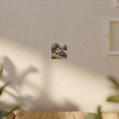 Matte Wall Canvas - Good Old Truck - Wheels & Wings Collection