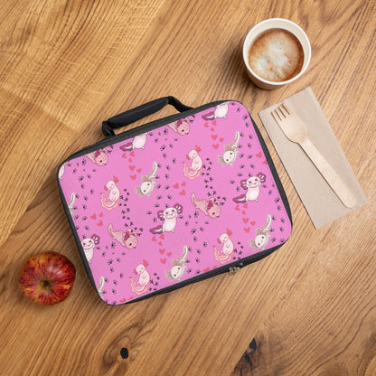Lunch Bag - Axolotl - Bubblegum