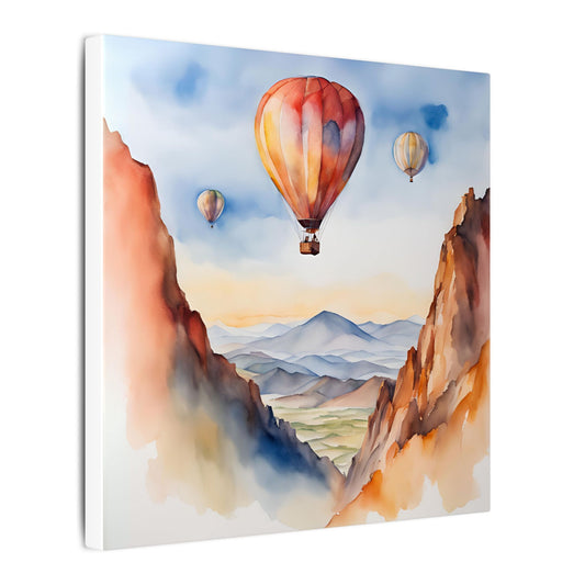 Matte Wall Canvas - Hot Air Balloons - Wheels & Wings Collection