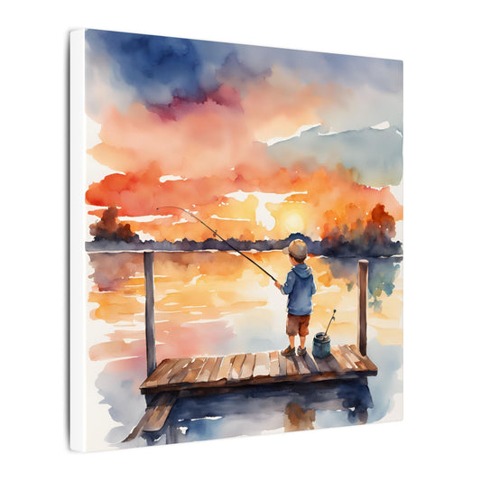 Matte Wall Canvas - Fishing - The Great Outdoors Collection