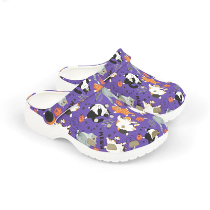 Kid's Foam Clogs - Fat Cat - Periwinkle