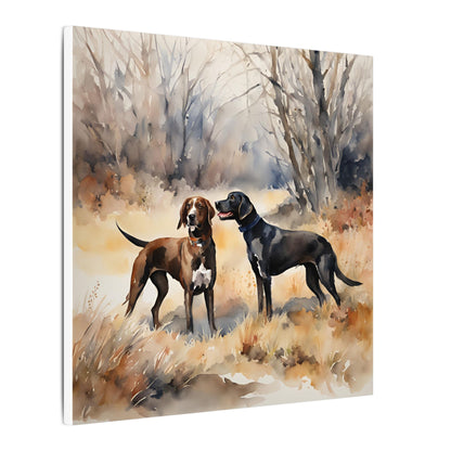 Matte Wall Canvas - Hounds - The Great Outdoors Collection