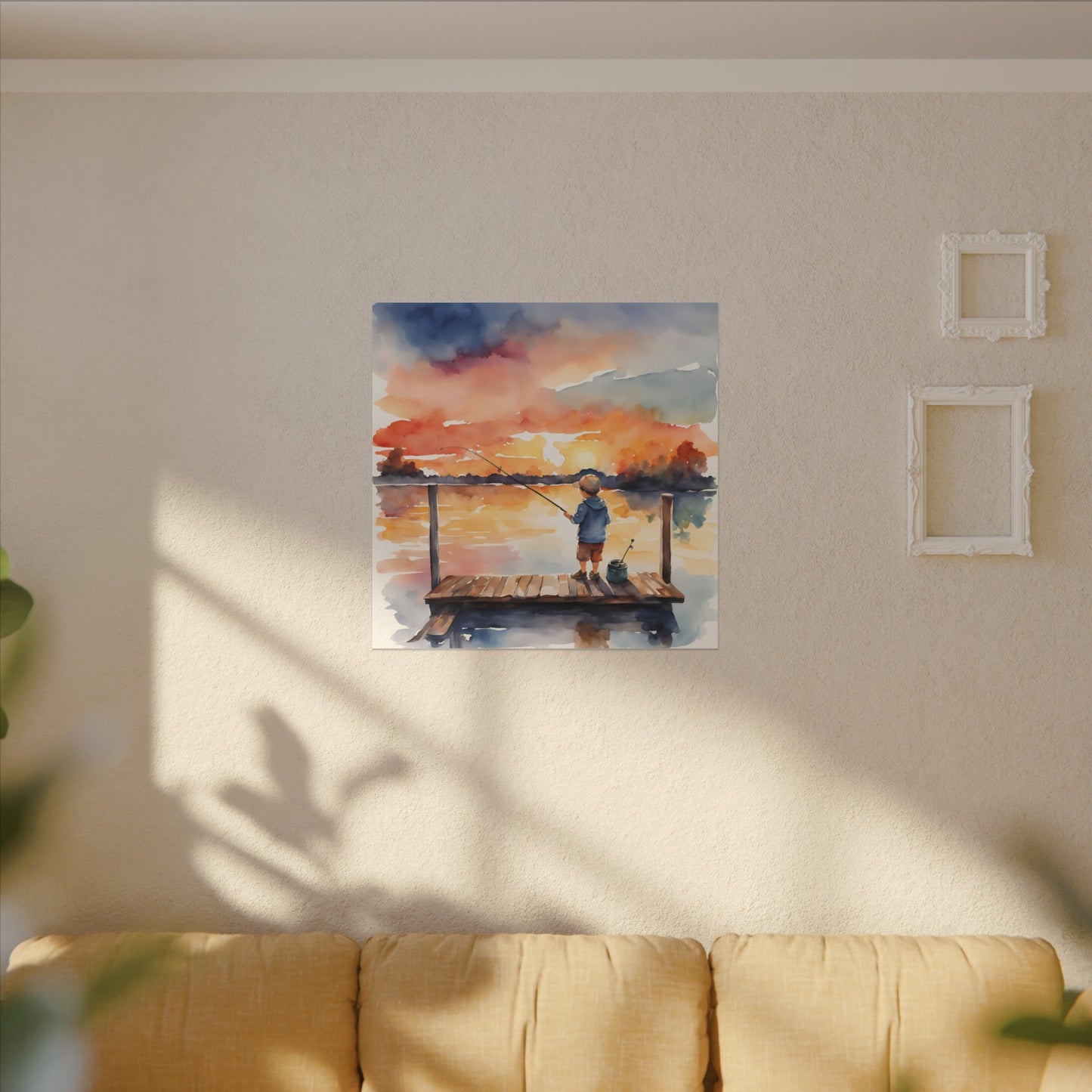 Matte Wall Canvas - Fishing - The Great Outdoors Collection