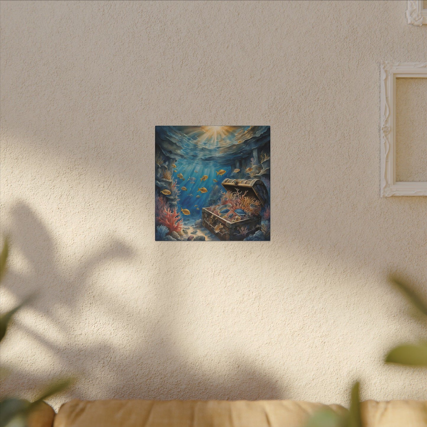 Matte Wall Canvas - Sunken Treasure - Neptune's Nursery Collection