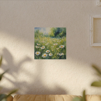Matte Wall Canvas - Daisy - Bloom and Grow Collection