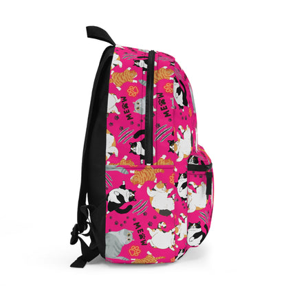 Backpack - Fat Cat - Hot Pink