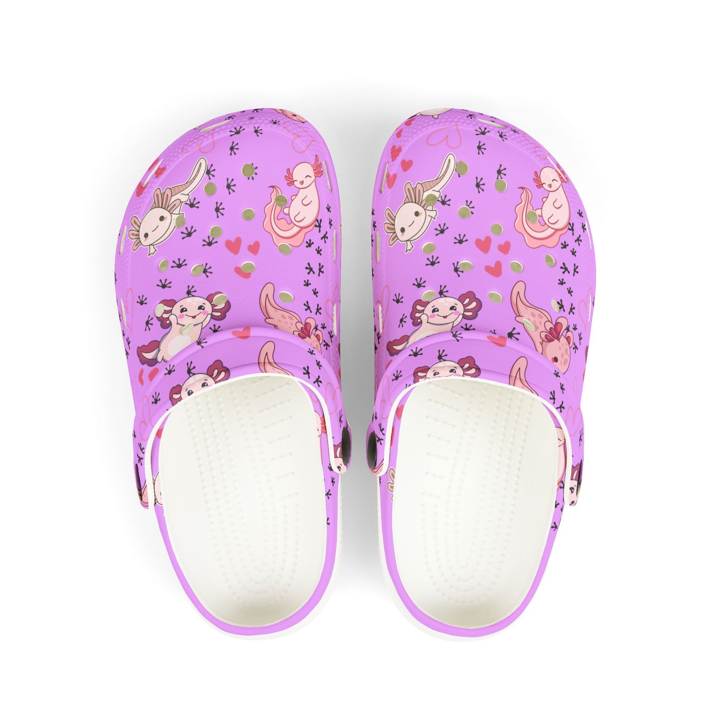 Kid's Foam Clogs - Axolotl - Lilac