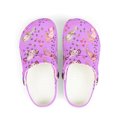 Kid's Foam Clogs - Axolotl - Lilac