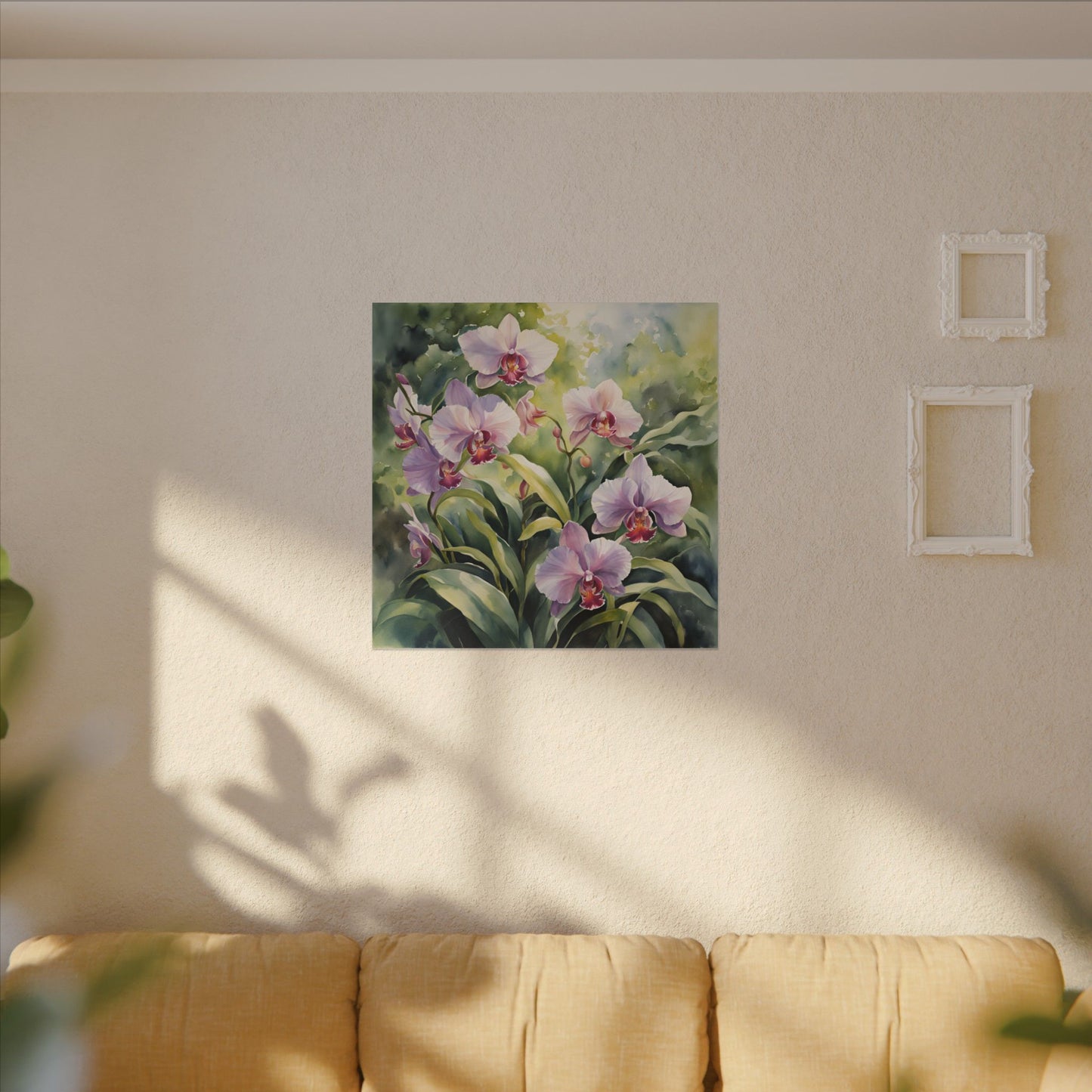 Matte Wall Canvas - Orchid - Bloom and Grow Collection