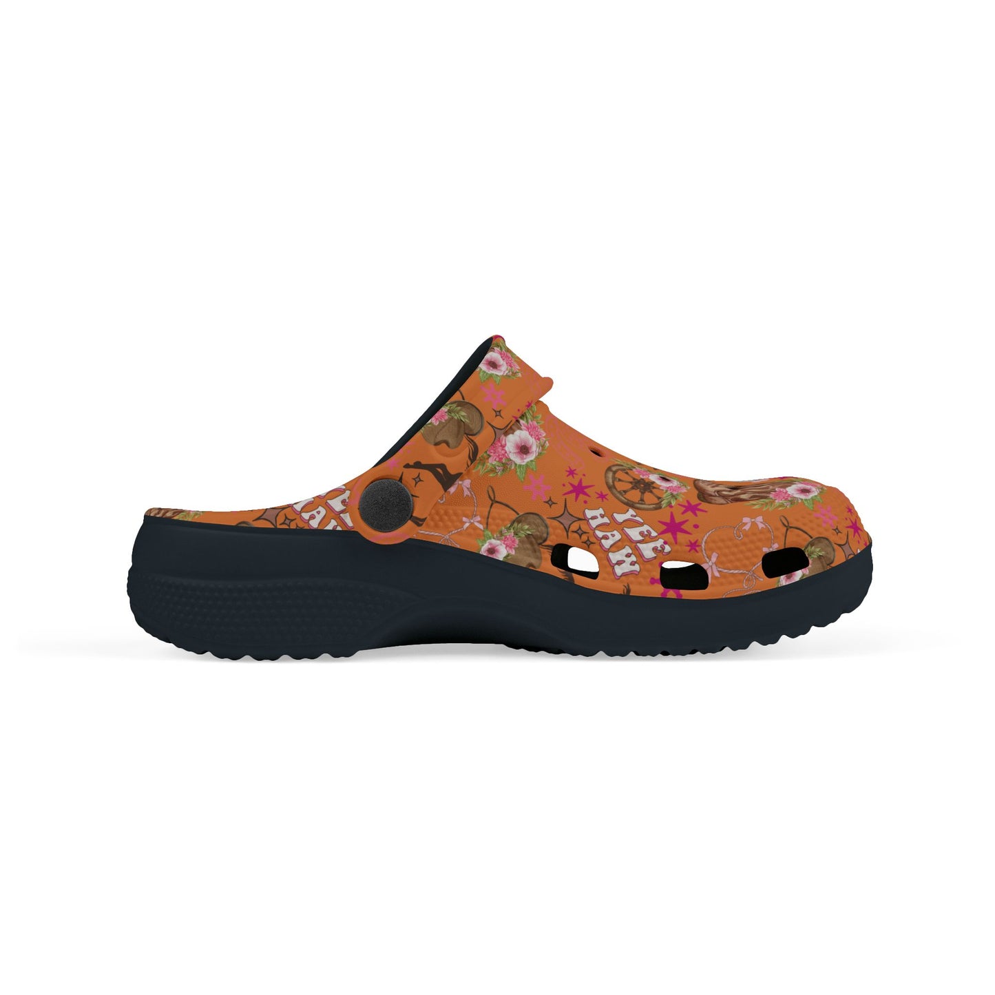 Kid's Foam Clogs - Cowgirl - Natural Hide