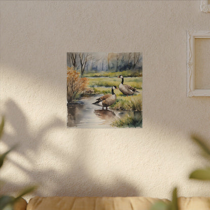 Matte Wall Canvas - Geese - The Great Outdoors Collection