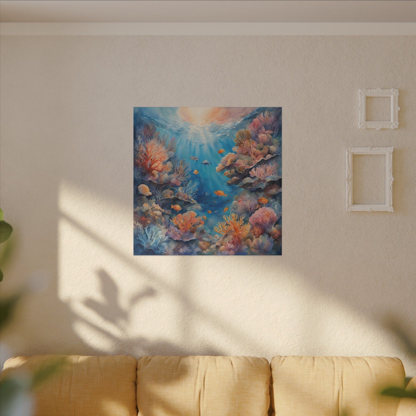 Matte Wall Canvas - Reef Life - Neptune's Nursery Collection