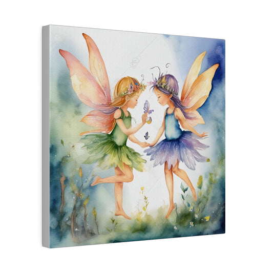 Matte Wall Canvas - Fae Friendship