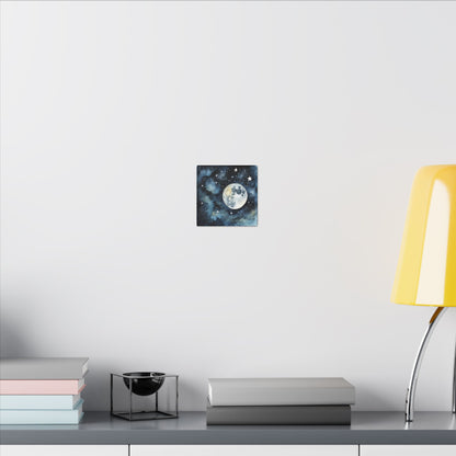 Matte Wall Canvas - Moon - Beyond the Stars Collection